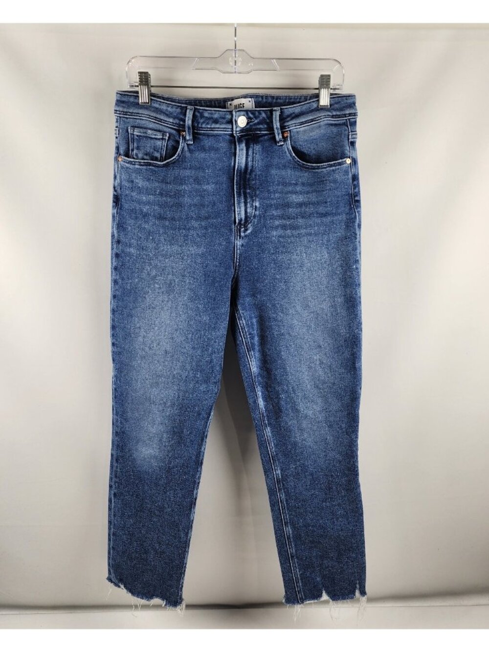Paige Jeans Womens 31x25 Blue Sarah Slim Crop Denim